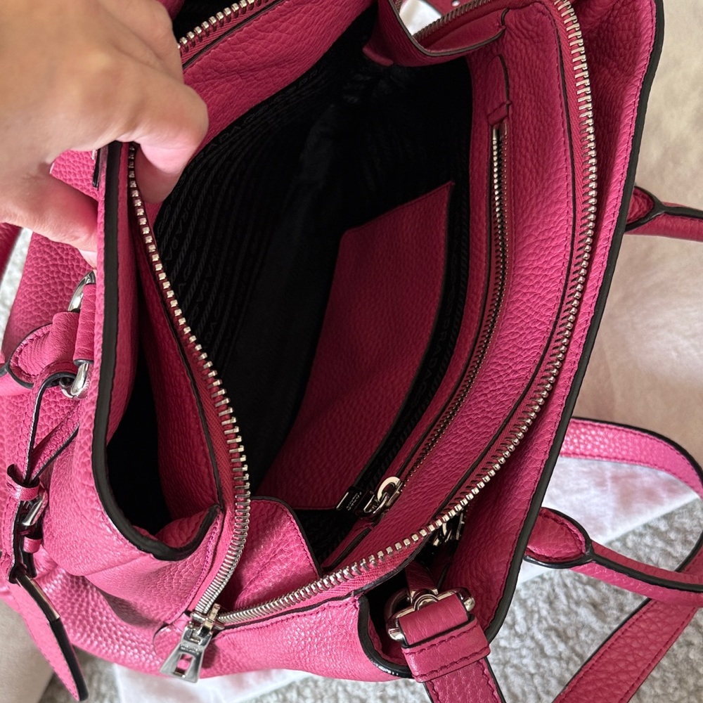 Prada Fuchsia Leather Satchel - Picture 9 of 16